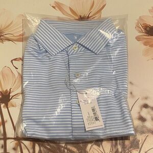 Fairway & Greene Light Blue Striped Shirt